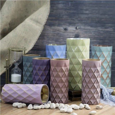 40 cm vysoká sklenená váza