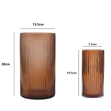 Vintage Krištáľová umelecká sklenená váza