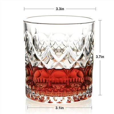Sada 4ks pohárov na whisky