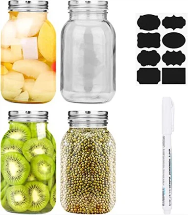 32 OZ Murárska nádoba na odkladanie s vekom