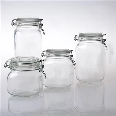 5-dielne vzduchotesné sklenené nádoby