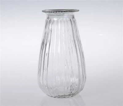 Klasická pásiková sklenená váza