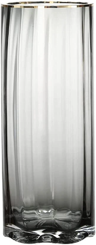 Pruhovaná ručne fúkaná váza